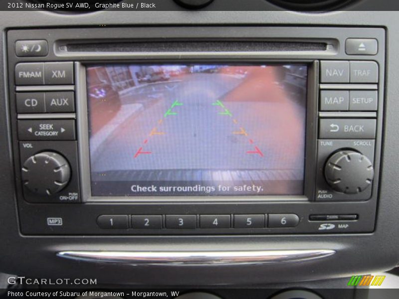 Graphite Blue / Black 2012 Nissan Rogue SV AWD