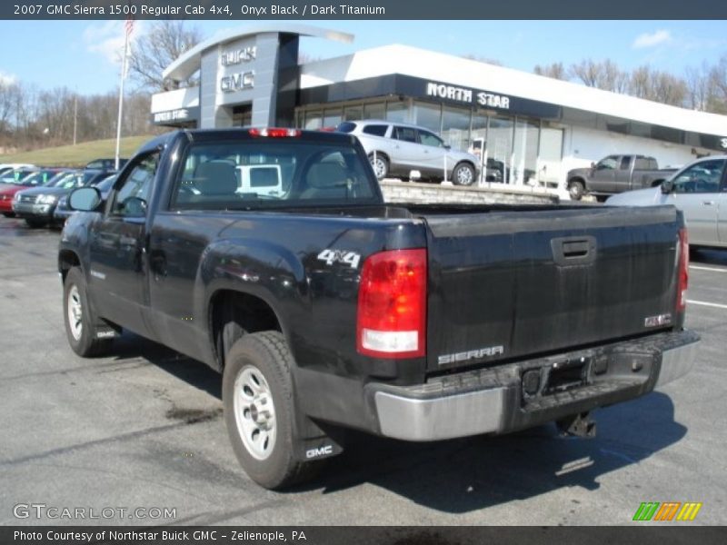 Onyx Black / Dark Titanium 2007 GMC Sierra 1500 Regular Cab 4x4