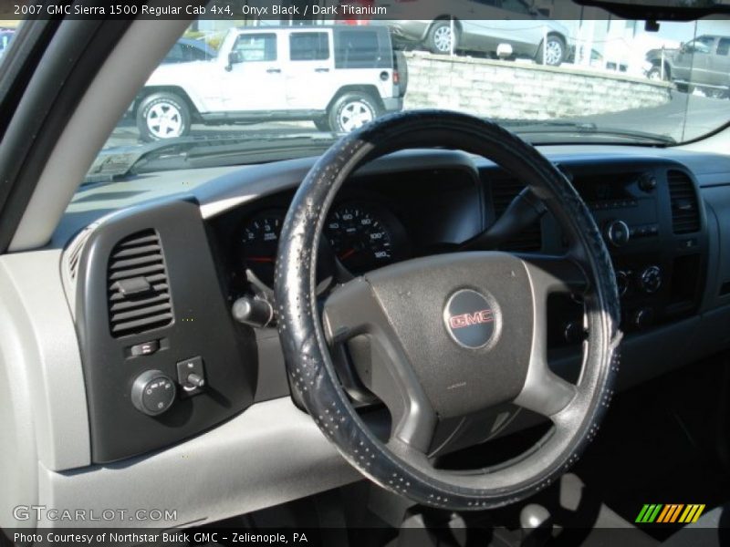 Onyx Black / Dark Titanium 2007 GMC Sierra 1500 Regular Cab 4x4