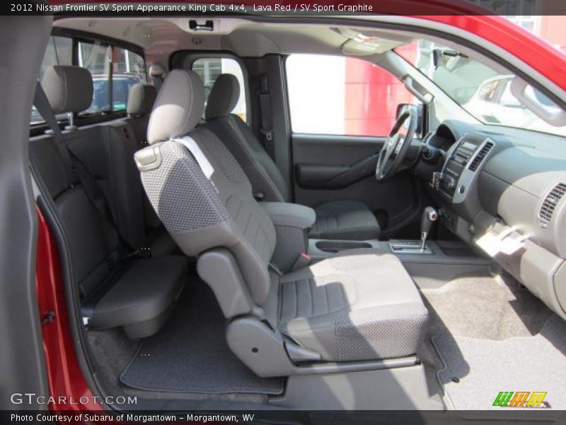 Lava Red / SV Sport Graphite 2012 Nissan Frontier SV Sport Appearance King Cab 4x4