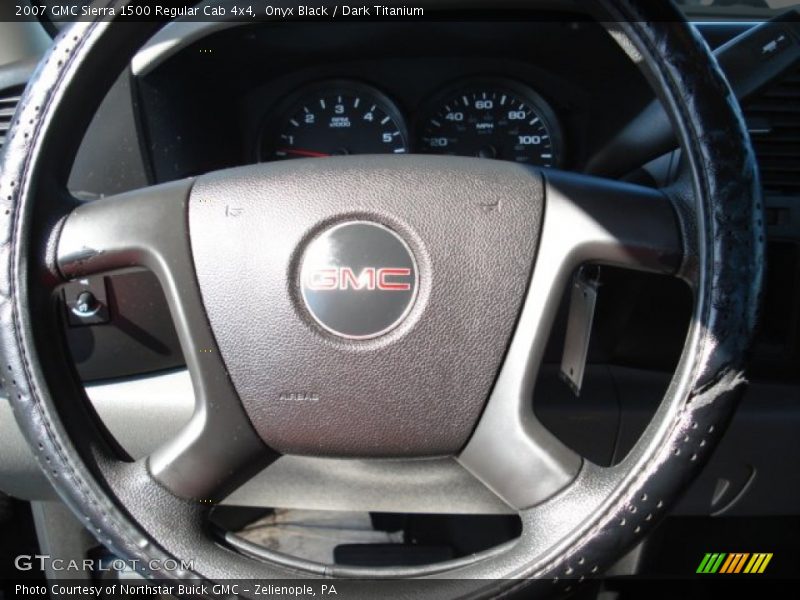Onyx Black / Dark Titanium 2007 GMC Sierra 1500 Regular Cab 4x4