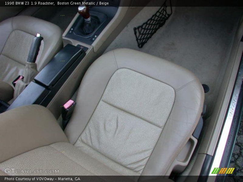 Boston Green Metallic / Beige 1998 BMW Z3 1.9 Roadster