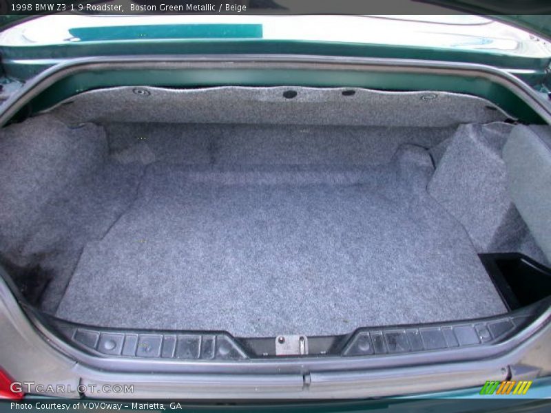  1998 Z3 1.9 Roadster Trunk