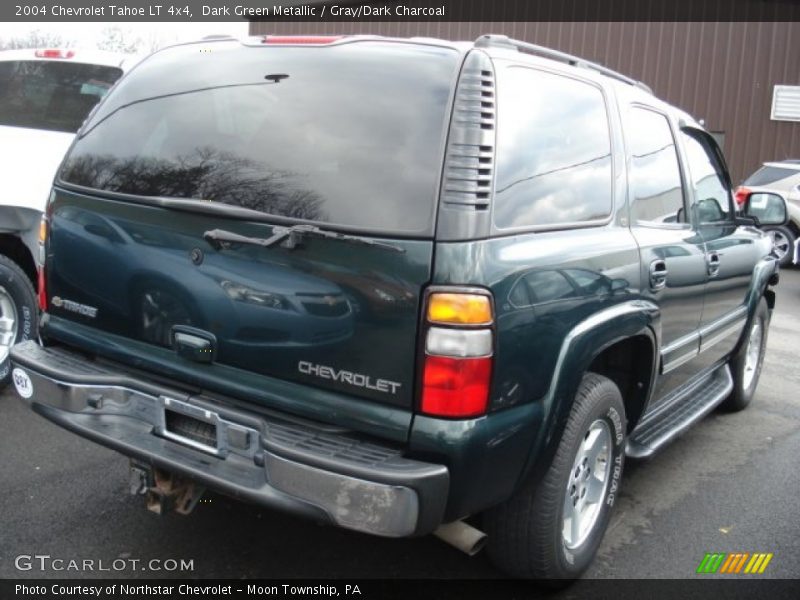 Dark Green Metallic / Gray/Dark Charcoal 2004 Chevrolet Tahoe LT 4x4