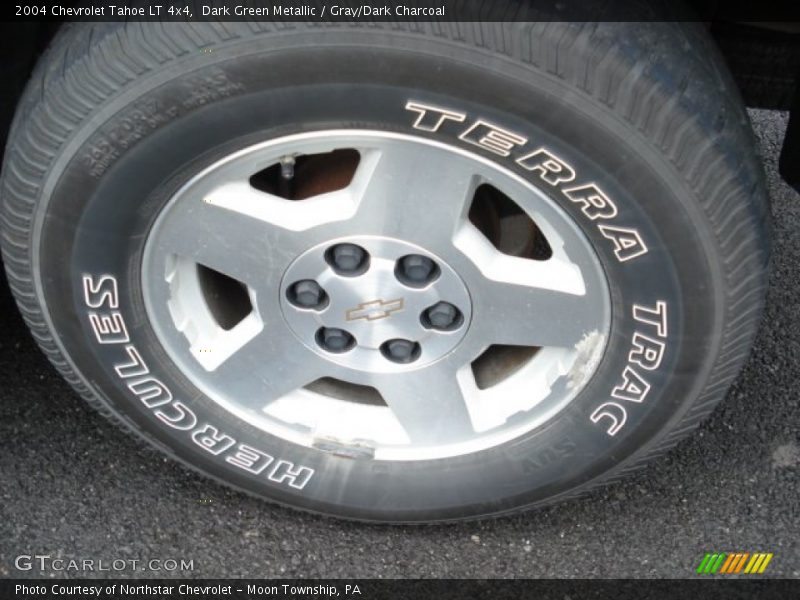 Dark Green Metallic / Gray/Dark Charcoal 2004 Chevrolet Tahoe LT 4x4