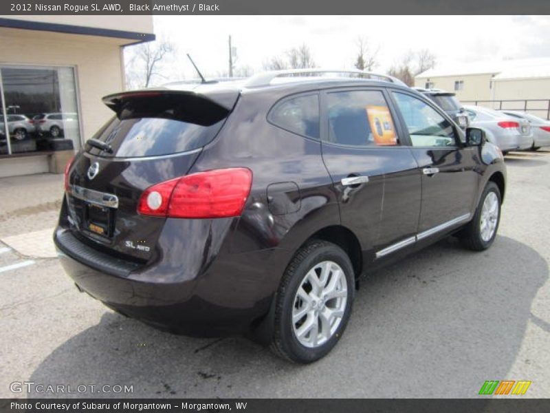 Black Amethyst / Black 2012 Nissan Rogue SL AWD