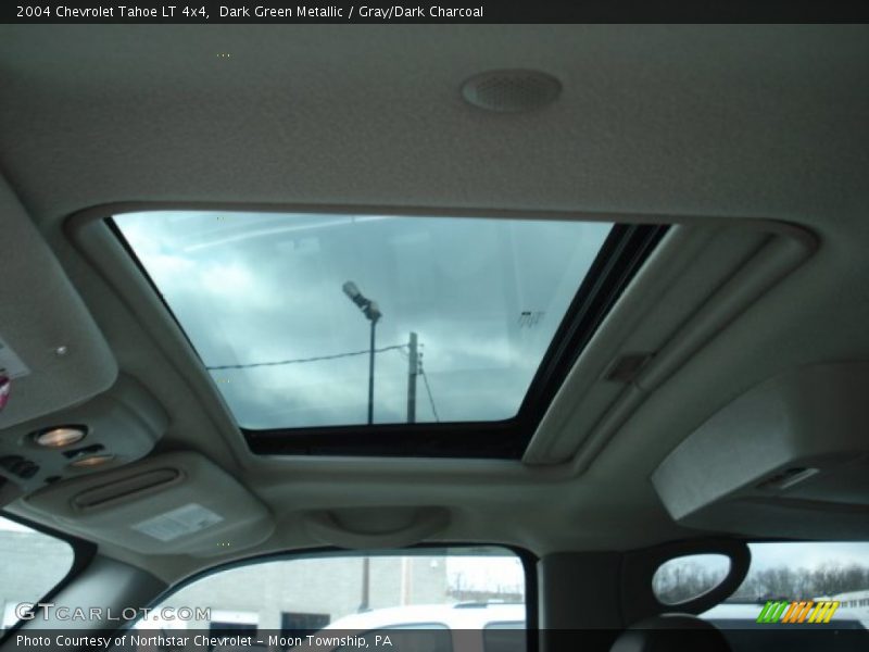 Dark Green Metallic / Gray/Dark Charcoal 2004 Chevrolet Tahoe LT 4x4