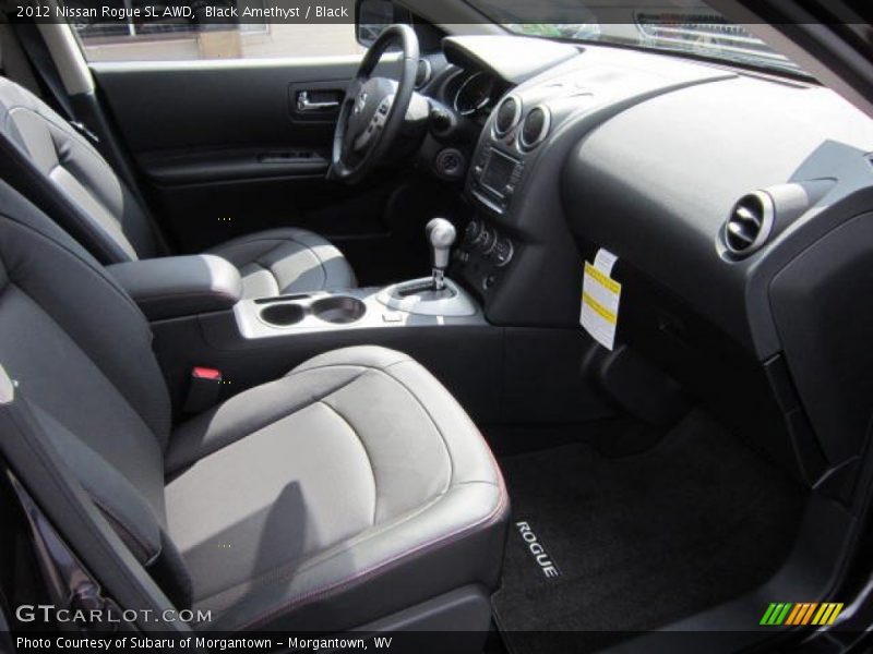 Black Amethyst / Black 2012 Nissan Rogue SL AWD