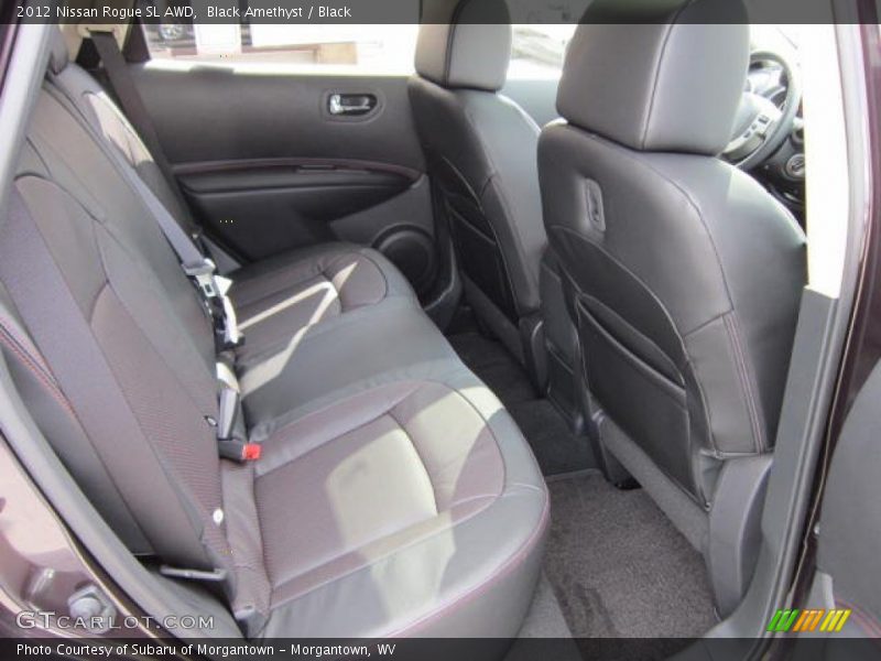 Black Amethyst / Black 2012 Nissan Rogue SL AWD