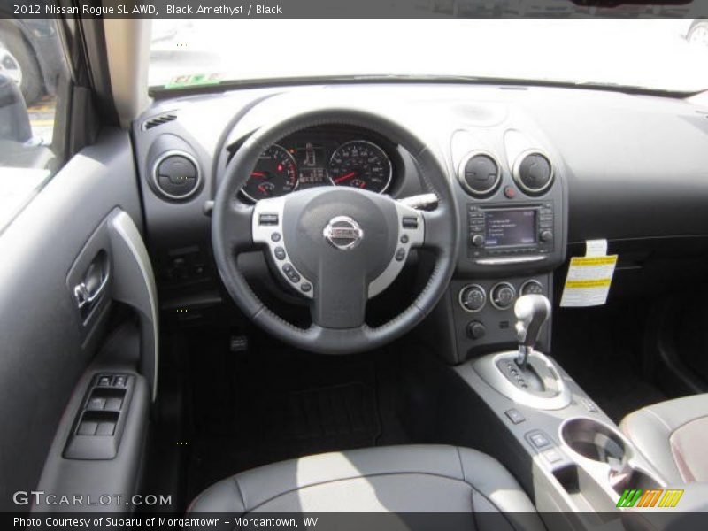 Black Amethyst / Black 2012 Nissan Rogue SL AWD
