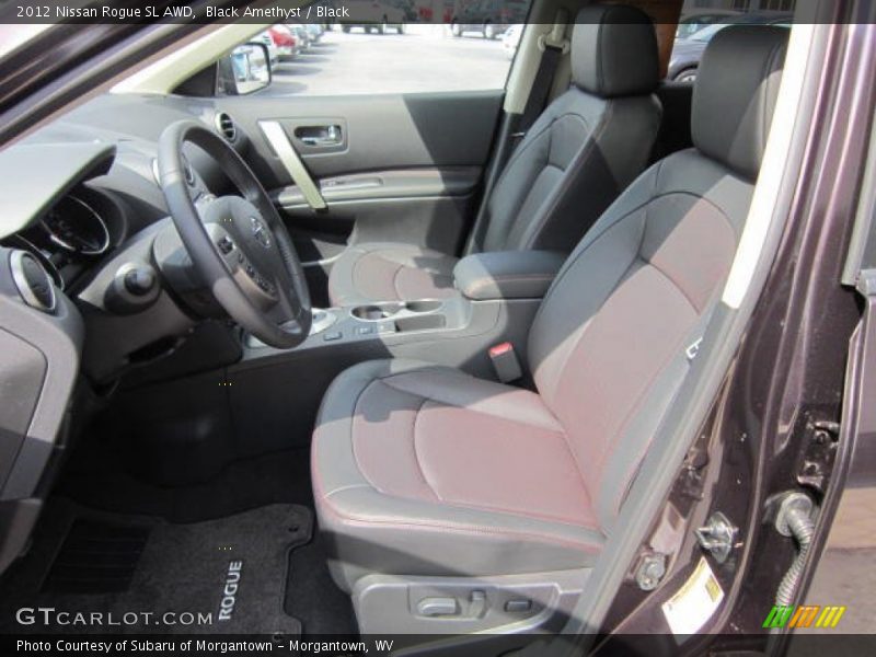 Black Amethyst / Black 2012 Nissan Rogue SL AWD
