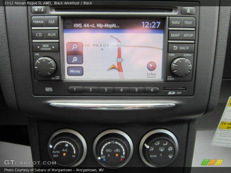 Black Amethyst / Black 2012 Nissan Rogue SL AWD