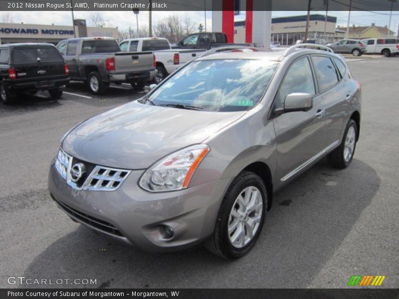 Platinum Graphite / Black 2012 Nissan Rogue SL AWD