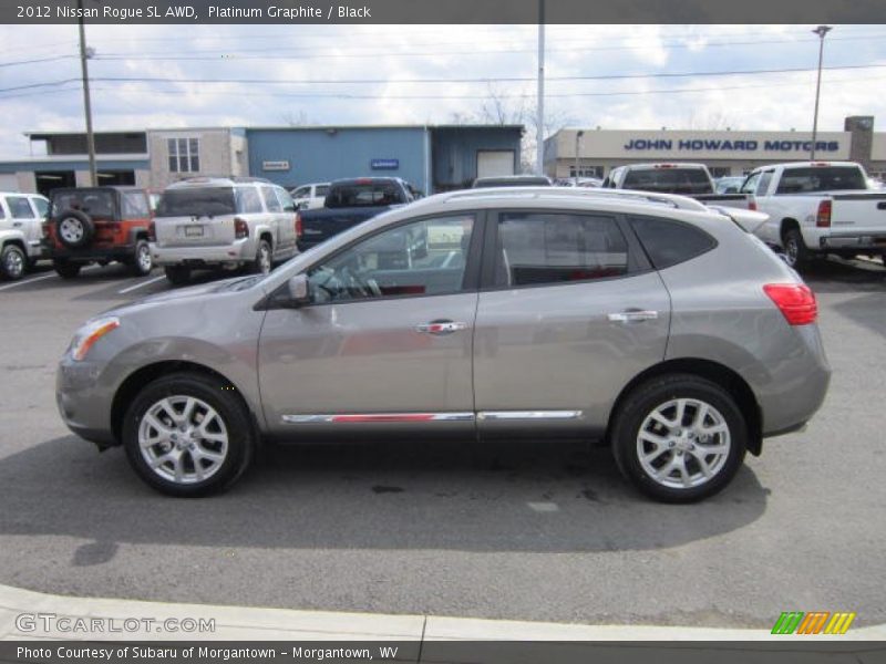 Platinum Graphite / Black 2012 Nissan Rogue SL AWD