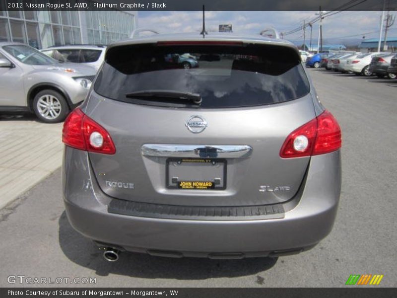 Platinum Graphite / Black 2012 Nissan Rogue SL AWD