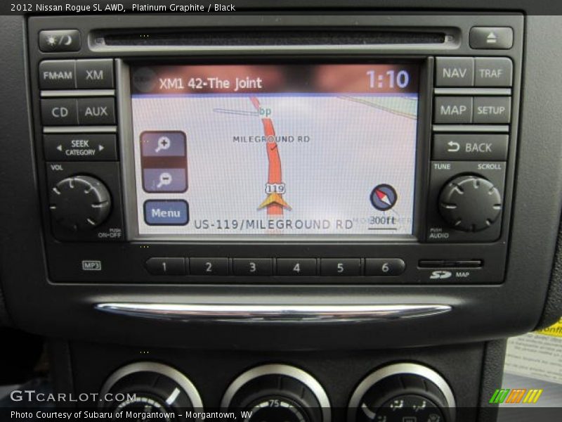 Platinum Graphite / Black 2012 Nissan Rogue SL AWD