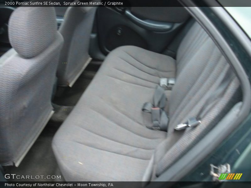 Spruce Green Metallic / Graphite 2000 Pontiac Sunfire SE Sedan