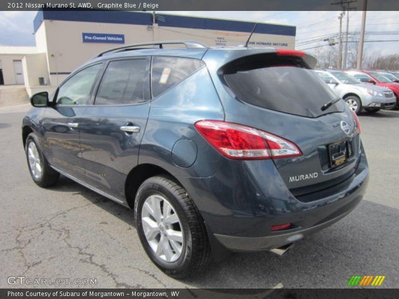 Graphite Blue / Beige 2012 Nissan Murano SL AWD