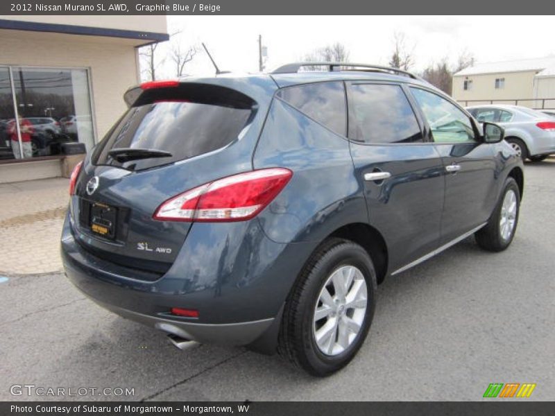 Graphite Blue / Beige 2012 Nissan Murano SL AWD