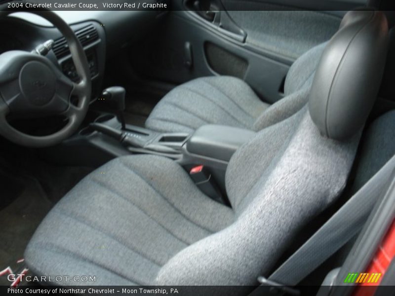 Victory Red / Graphite 2004 Chevrolet Cavalier Coupe