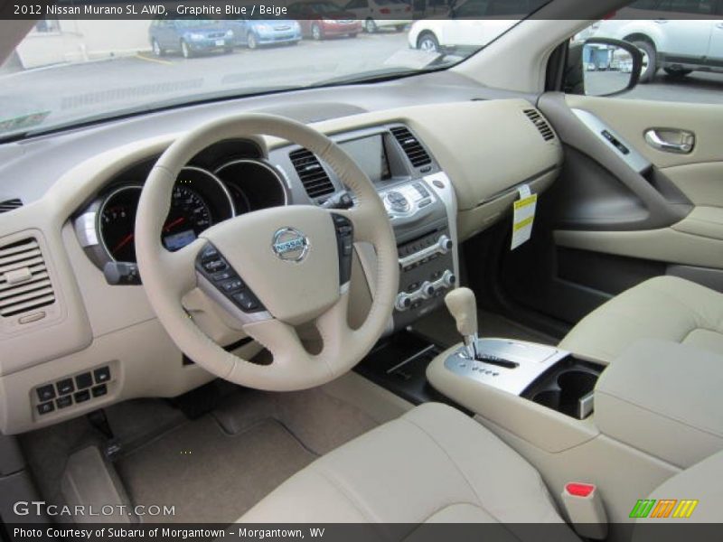 Graphite Blue / Beige 2012 Nissan Murano SL AWD