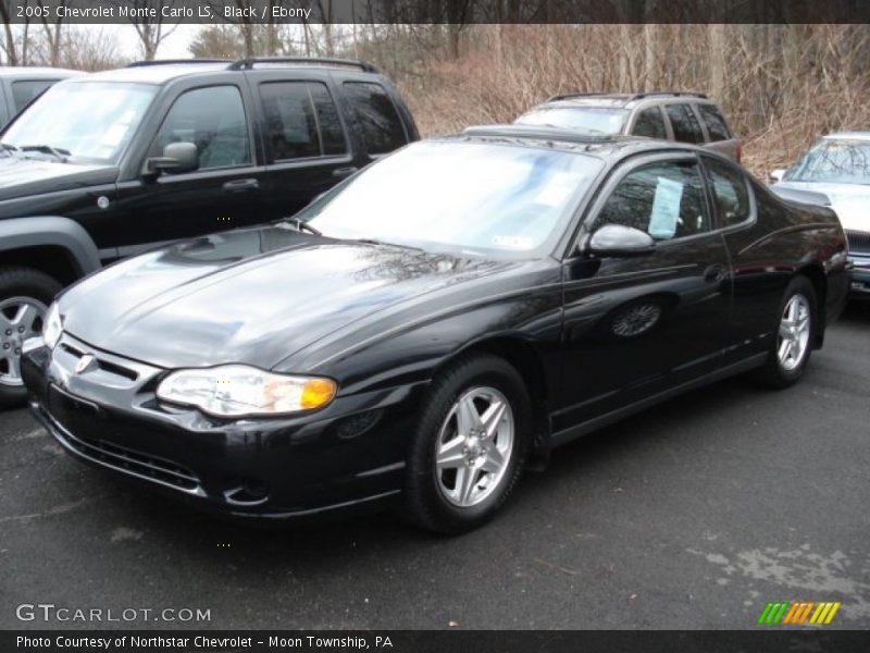 Black / Ebony 2005 Chevrolet Monte Carlo LS