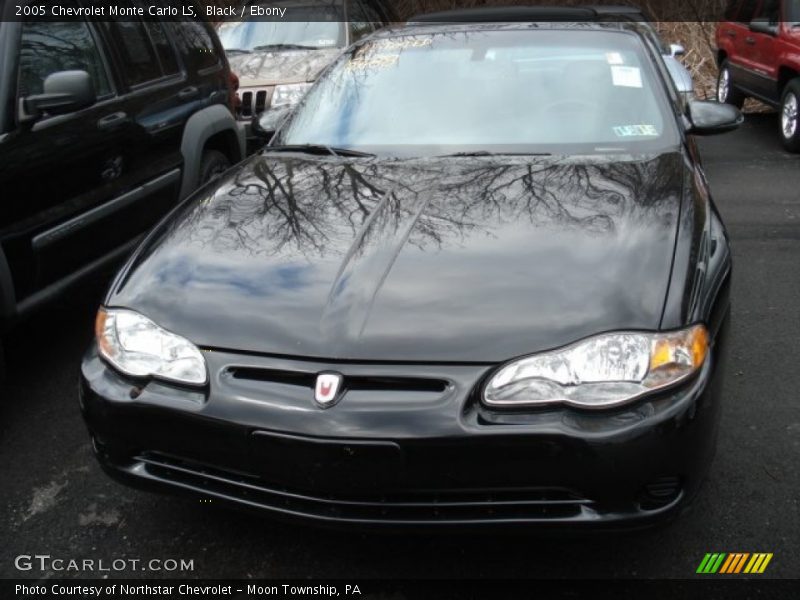 Black / Ebony 2005 Chevrolet Monte Carlo LS