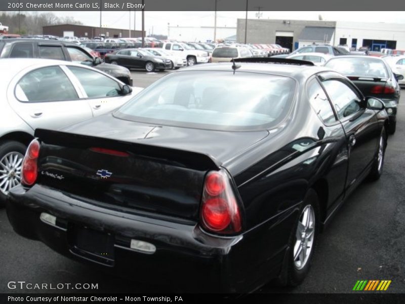 Black / Ebony 2005 Chevrolet Monte Carlo LS