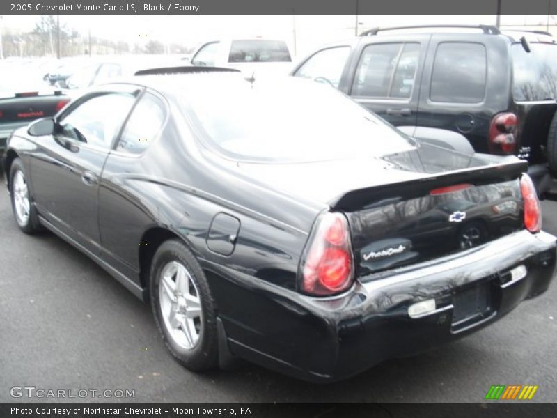 Black / Ebony 2005 Chevrolet Monte Carlo LS