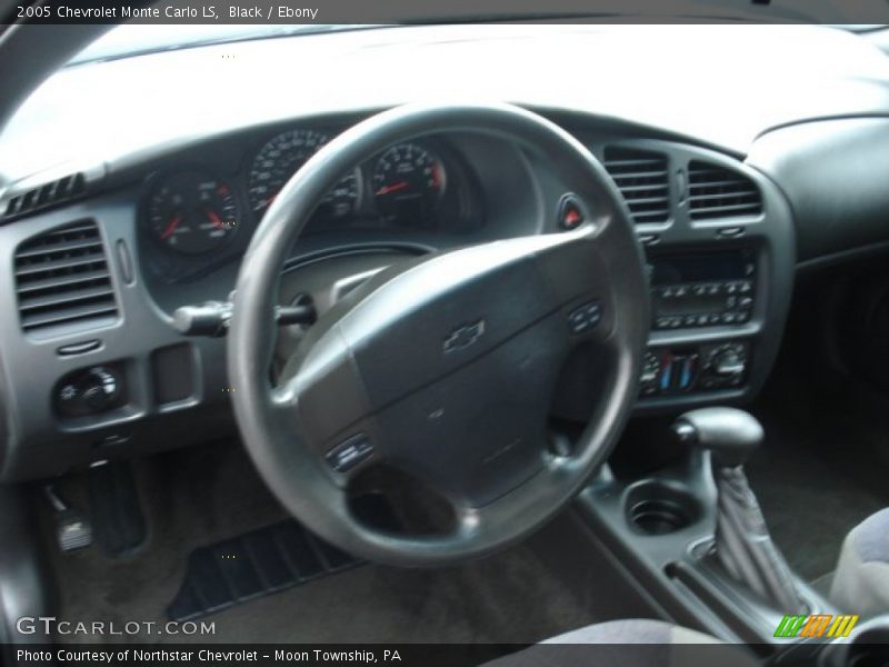 Black / Ebony 2005 Chevrolet Monte Carlo LS