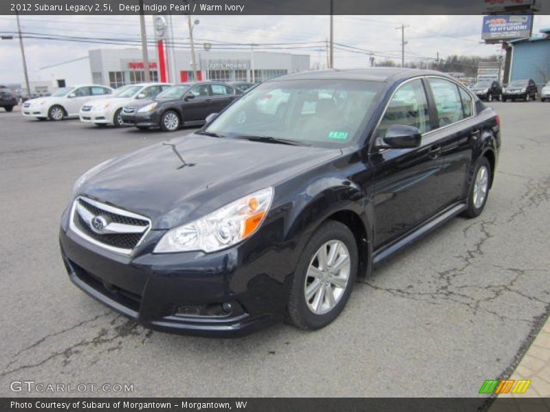 Deep Indigo Pearl / Warm Ivory 2012 Subaru Legacy 2.5i