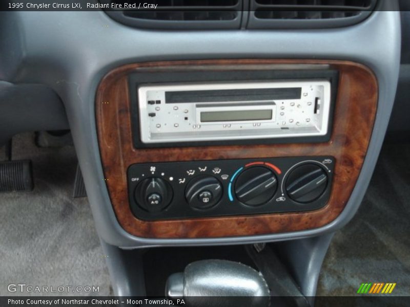 Radiant Fire Red / Gray 1995 Chrysler Cirrus LXi