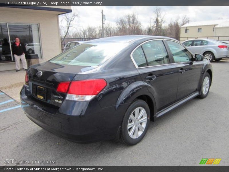 Deep Indigo Pearl / Warm Ivory 2012 Subaru Legacy 2.5i