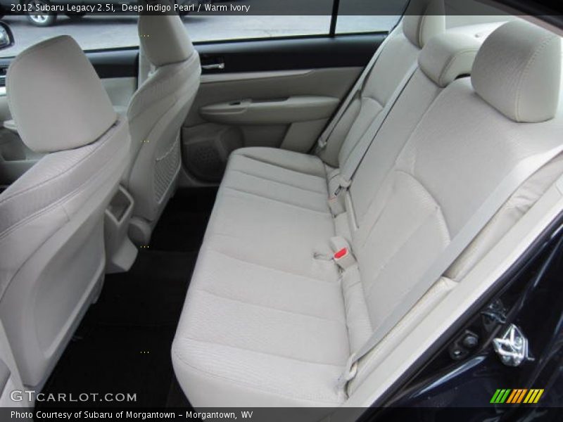 Deep Indigo Pearl / Warm Ivory 2012 Subaru Legacy 2.5i