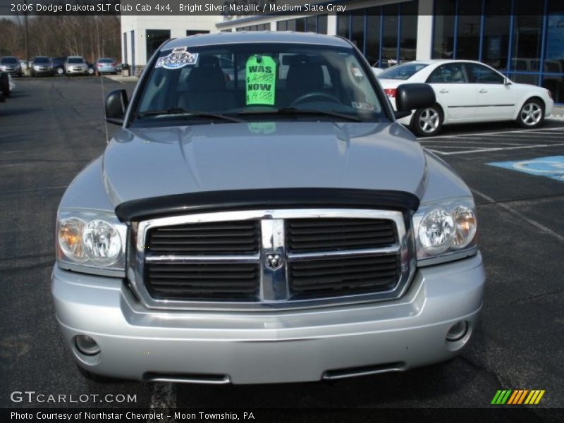 Bright Silver Metallic / Medium Slate Gray 2006 Dodge Dakota SLT Club Cab 4x4