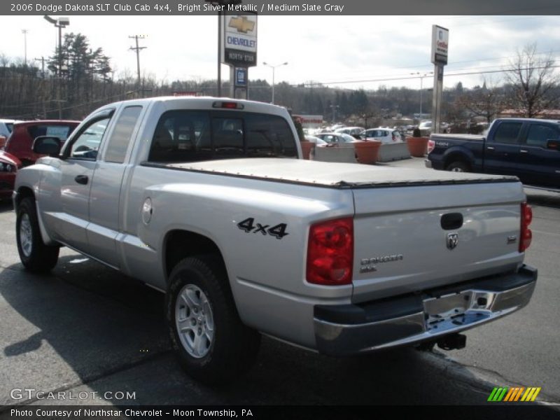 Bright Silver Metallic / Medium Slate Gray 2006 Dodge Dakota SLT Club Cab 4x4