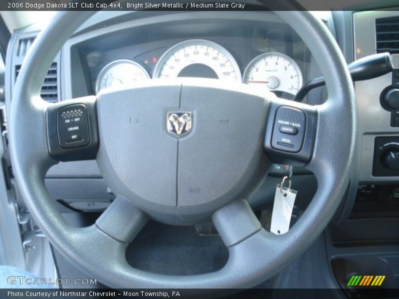 Bright Silver Metallic / Medium Slate Gray 2006 Dodge Dakota SLT Club Cab 4x4