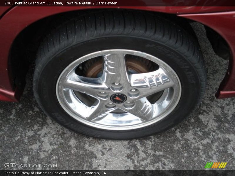 Redfire Metallic / Dark Pewter 2003 Pontiac Grand Am SE Sedan