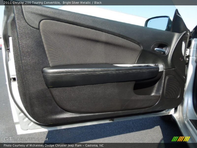 Bright Silver Metallic / Black 2011 Chrysler 200 Touring Convertible