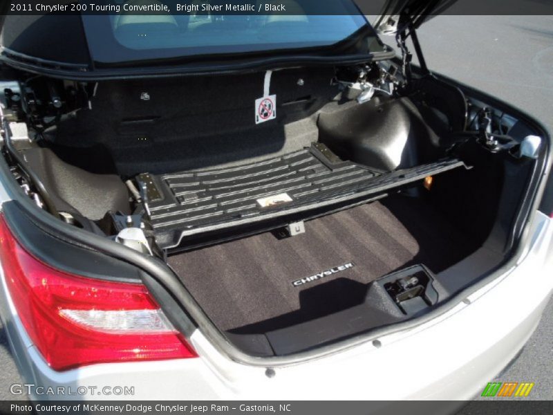 Bright Silver Metallic / Black 2011 Chrysler 200 Touring Convertible