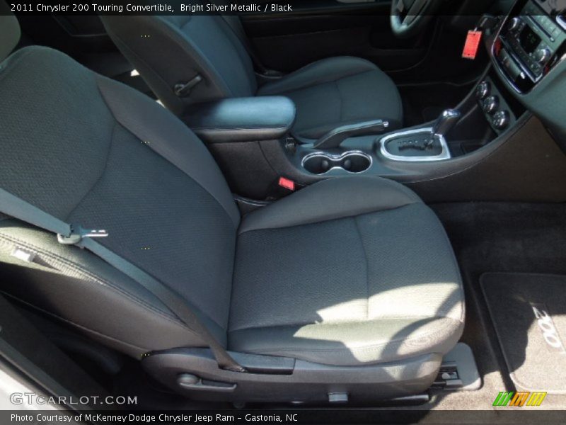 Bright Silver Metallic / Black 2011 Chrysler 200 Touring Convertible