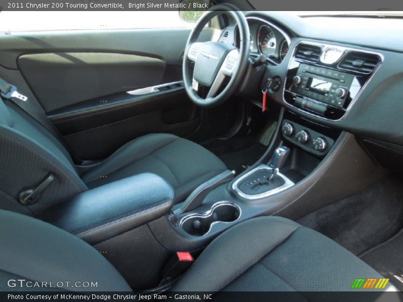 Bright Silver Metallic / Black 2011 Chrysler 200 Touring Convertible