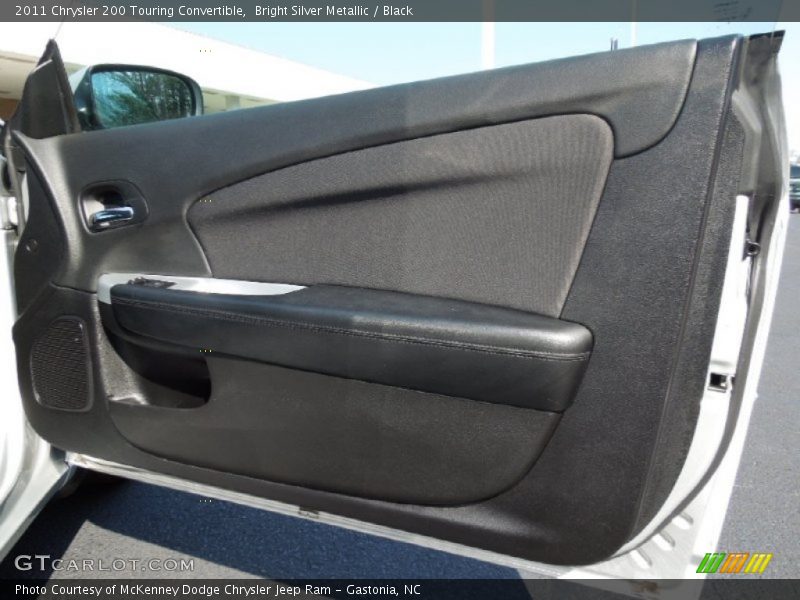 Bright Silver Metallic / Black 2011 Chrysler 200 Touring Convertible