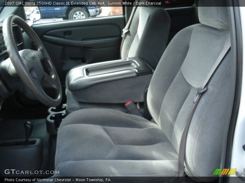 Summit White / Dark Charcoal 2007 GMC Sierra 2500HD Classic SL Extended Cab 4x4