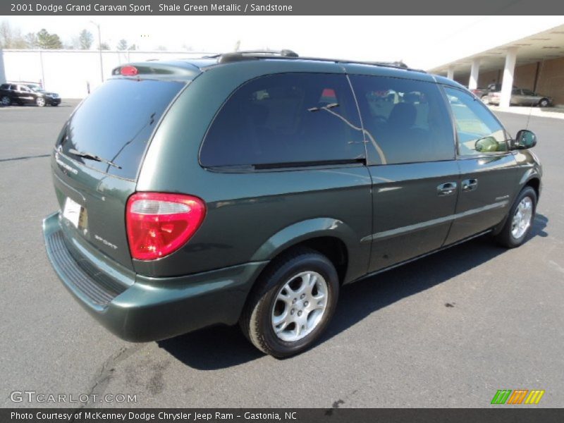 Shale Green Metallic / Sandstone 2001 Dodge Grand Caravan Sport