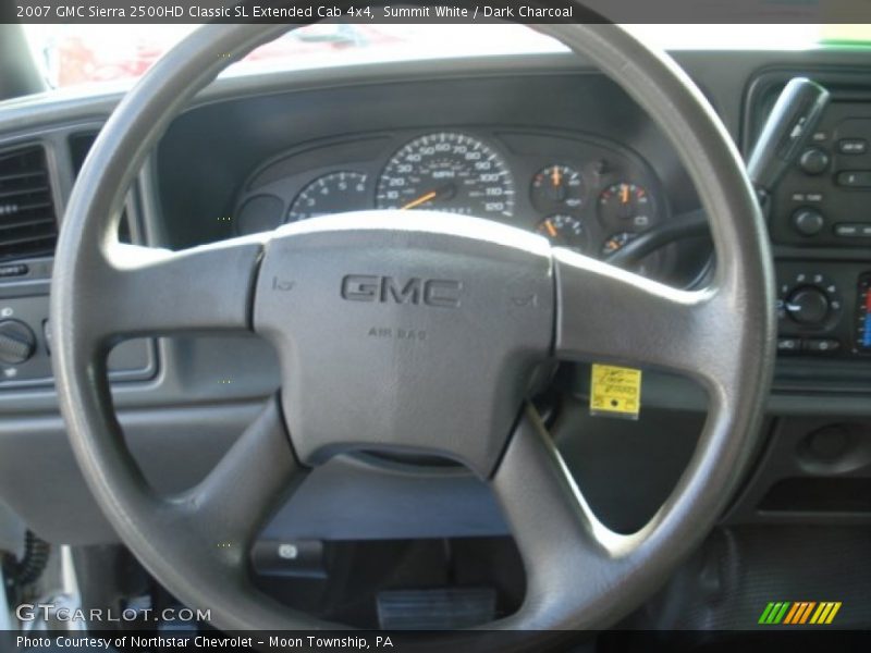 Summit White / Dark Charcoal 2007 GMC Sierra 2500HD Classic SL Extended Cab 4x4