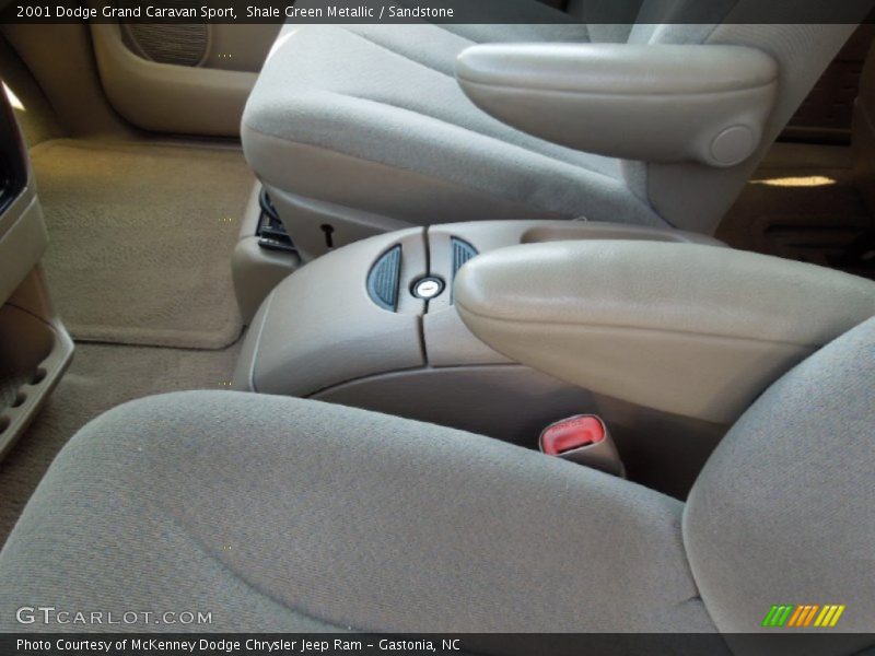 Shale Green Metallic / Sandstone 2001 Dodge Grand Caravan Sport