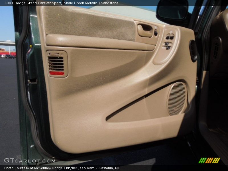 Shale Green Metallic / Sandstone 2001 Dodge Grand Caravan Sport