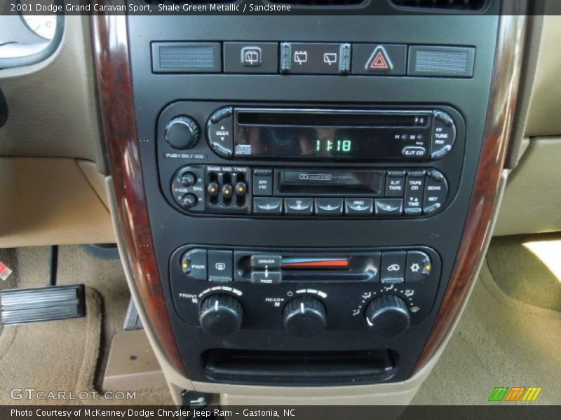 Shale Green Metallic / Sandstone 2001 Dodge Grand Caravan Sport