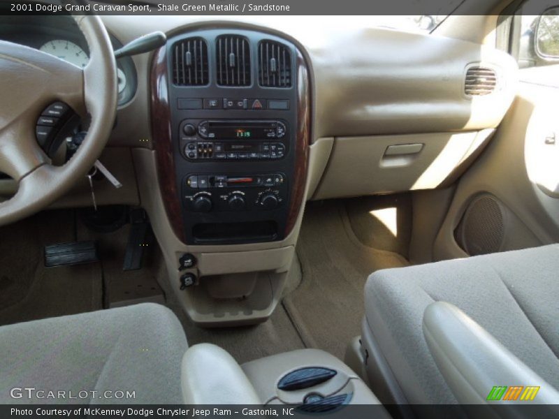 Shale Green Metallic / Sandstone 2001 Dodge Grand Caravan Sport